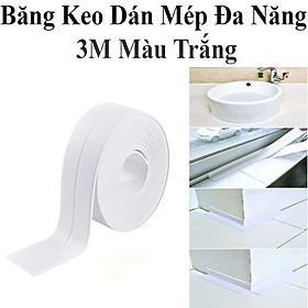 Mua Băng Keo Dán Mép Đa Năng 3M Màu Trắng Dán Chống Thấm Bồn Rửa Chén  Mép Cửa  Mép Tường