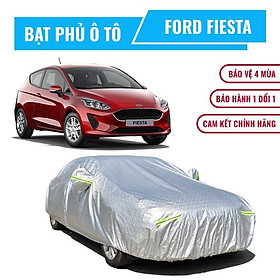 Bạt phủ xe ô tô 5 chỗ Ford Fiesta, Bạt trùm xe Fiesta cao cấp chất liệu vải PEVA chống nắng mưa không thấm nước