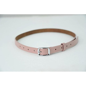 Thắt lưng bản nhỏ 1 CM, thắt lưng váy cực xinh phối với đầm-B06 - Hồng