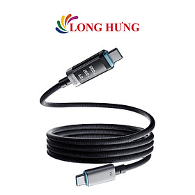 Cáp USB Type-C to Type-C Cuktech Braded Magnetic 1.5m 240W PD3.1 CMC615P - Hàng chính hãng