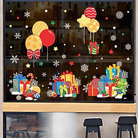 Mua Decal Dán Kính Trang Trí Noel Hít Tĩnh Điện ( ko cần keo ) AMJ058AB
