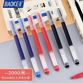 Hộp 12 bút gel baoke pc3808 nét 0.5mm - viết được 2.000m siêu nhiều mực
