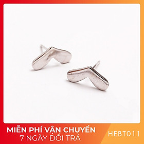 Bông hoa tai nữ bạc s925 cao cấp HEBT011 BH trọn đời