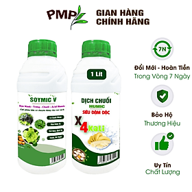 Hình ảnh Combo Phân Đậu Nành Soymic V - Dịch Chuối Cho Rau Sạch