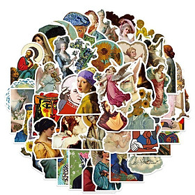 Sticker dán cao cấp tranh hội họa Cực COOL ms#199