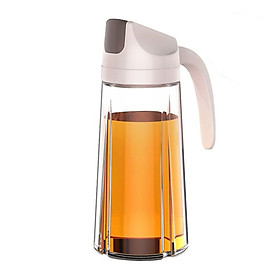 Mua Bình đựng dầu ăn  gia vị bằng thủy tinh cao cấp tự động mở nắp khi rót 630ml