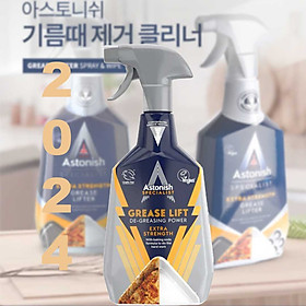 Bình xịt tẩy dầu mỡ cháy khét Astonish C6750 750ml tẩy mạnh mẽ các vết dầu mỡ trên vách tường bếp máy hút khói và cháy khét nồi chảo