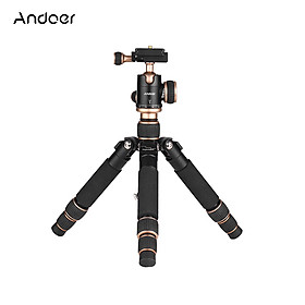 Andoer 53cm/21" Travel Portable Mini Tabletop Tripod with Ball Head Quick Release Plate for Canon Nikon Sony A7 DSLR