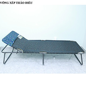 Mua Giường xếp vải bố khung tròn sơn tĩnh điện cao cấp năm 2022