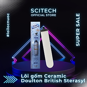 Mua Lõi Gốm Ceramic Doulton British Steracyl 10 inch by Scitech - Lõi số 1 máy lọc nước Dr. Sukida  K Pro Series MT888 và máy lọc nước Nano/RO (Dùng thay thế lõi PP) - Hàng chính hãng