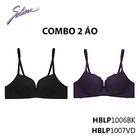 Combo 2 Áo Lót Mút Dày Nâng Ngực Không Gọng Habpy Lady By Sabina HBLP1006BK+HBLP1007VD