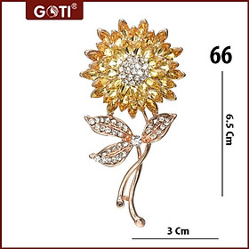 GOTI - Cài Áo Hoa Hướng Dương Kiểu Tag Cài Váy Đẹp Thanh Lịch Dành Cho Nữ Kiểu Dáng Hoa Cao Cấp ( Nhiều Mẫu) CA22