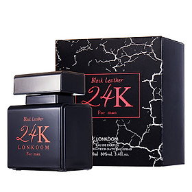Nước Hoa LONKOOM PARFUM 24K Black Leather Perfume for men EDT Leather Fragrance 100ml