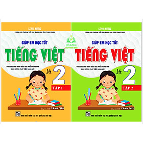 Sách – Combo Giúp em học tốt tiếng việt 2 tập 1 + 2 (dùng kèm sgk cánh diều)