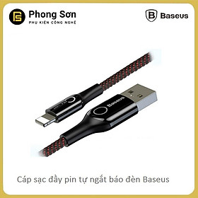 Mua Cáp sạc tự ngắt Baseus thông mình thế hệ mới  - hàng chính hãng