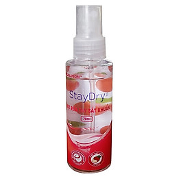 Xịt rửa tay sát khuẩn StayDry 70ml  Hương Táo