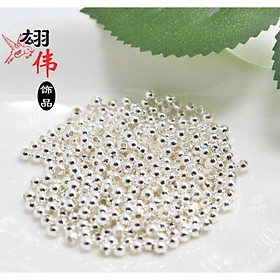 5 Bi Trơn Bạc Trắng 925 Mix Vòng Hoặc Chuỗi - Trường Thịnh Sài Gòn