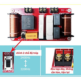 Mua BỘ 2 CÁI MẠCH PHÂN TẦN 2 LOA F3A - CÓ CHỈNH TRÉP - CHO CÁC LOA CÔNG SUẤT LỚN - MẠCH PHÂN TẦN 2 ĐƯỜNG TIẾNG