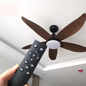 Mua Đèn quạt LED SHIO trang trí nội thất hiện đại 3 chế độ ánh sáng