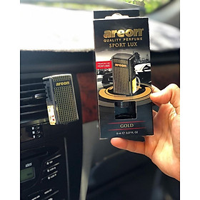 Nước hoa kẹp cửa gió điều hòa AREON Gold Car Lux - NHẬP KHẨU BULGARIA