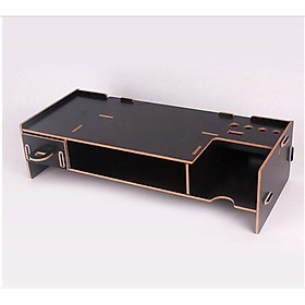 Mua Kệ màn hình máy tính vân gỗ đen EDO - Đen - Gia dụng SG