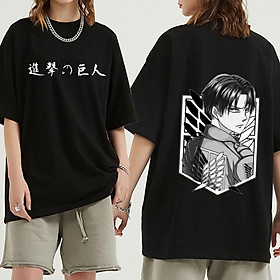 Áo thun in hình Japanese Anime Attack on Titan T-shirt Levi Ackerman độc đẹp