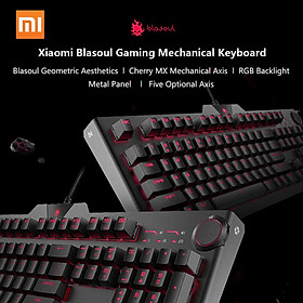 Bàn phím cơ chơi game Xiaomi Blasoul Y520 104 Phím RGB Backlit 1.8M Phiên bản có dây