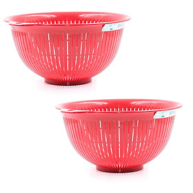 Mua Rổ đựng rau quả cỡ trung màu đỏ K532-2 Nội địa Nhật Bản
