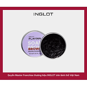 Sáp Tạo Kiểu Lông Mày Tông Nâu Tự Nhiên Playinn Soap Brow Brown (30ml)