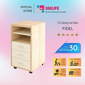 Mua Tủ để tài liệu gỗ công nghiệp MDF chắc chắn SMLIFE Fidel