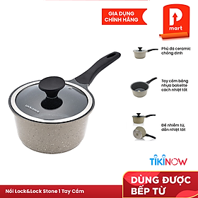 Nồi Lock&Lock Stone 1 Tay Cầm LCA6181D-IH (18cm)