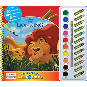 Disney Lion King Deluxe Poster Paint & Color