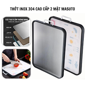 Thớt inox Sothing Masuto inox 304 kháng khuẩn- Hàng chính hãng