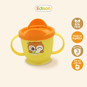 Đũa Inox xỏ ngón Hàn Quốc giúp bé tập gắp thức ăn Edison hình Pororo - Đồ dùng ăn dặm chính hãng 9644