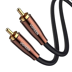 Mua Ugreen UG40299AV155TK 3M 75ohms OD5.5mm Cáp âm thanh đồng trục kỹ thuật số loa siêu trầm SPDIF 5.1 - HÀNG CHÍNH HÃNG
