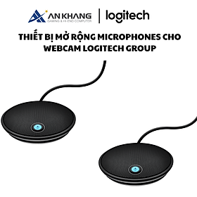Thiết bị mở rộng microphones cho webcam Logitech Group - Hàng Chính Hãng - Bảo Hành 24 Tháng