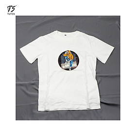 Áo Thun Phông Nam Tay Ngắn Cổ Tròn Unisex Phom Rộng Oversized ALONE BOY 100% Cotton Cao Cấp TUTO5 AT1006