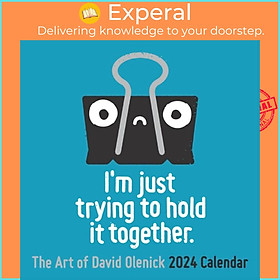 Sách - The Art of David Olenick 2024 Wall Calendar by David Olenick (UK edition, paperback)