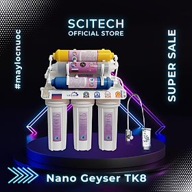 Máy lọc nước Nano TK by Scitech (Không dùng điện, không nước thải, 3 đến 9 cấp lọc) - Hàng chính hãng