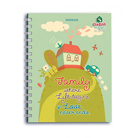 Sổ Lò Xo Notebook - Family Where Life Begins