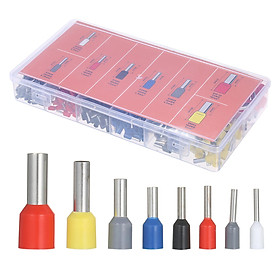 1200Pcs Assorted Wire Ferrule Kit with Crimper 22/20/18/16/14/12/10/7AWG Wire End Ferrules Terminal Ferrule Connectors