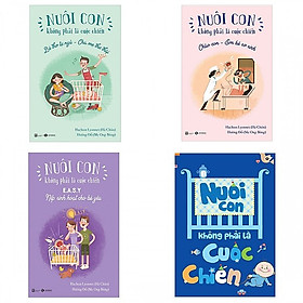 Hình ảnh Nuôi Con Không Phải Là Cuộc Chiến (Trọn bộ 4 cuốn - Tái bản 2019) + Tặng kèm Poster Quy Tắc 5 Ngón Tay Quy Tắc An Toàn cho Bé