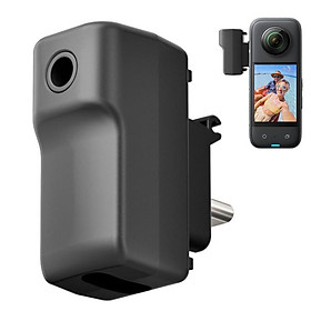 Bộ chuyển đổi MIC được nâng cấp cho các micro sterternal của Insta X3 với các phụ kiện sạc máy ảnh âm thanh hành động của cổng