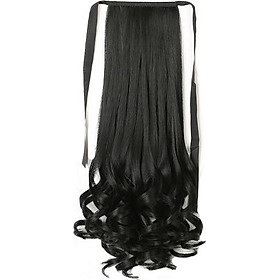 Tóc giả cột xoăn đuôi cao cấp