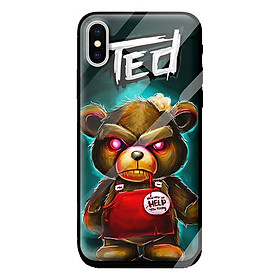 Ốp kính cho Iphone XS MAX mẫu TED 1 - Hàng chính hãng