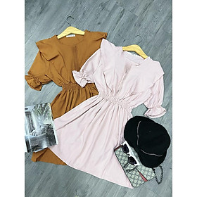 Đầm Babydoll Váy Cổ Xòe Đầm Dự Tiệc Dáng Ngắn Mới Nhất