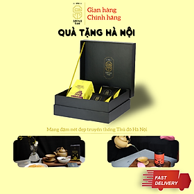 Set quà tặng trà Hà Nội Việt Nam với 3 loại trà cao cấp, làm thủ công bởi SACHS TEA 1773