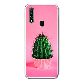 Ốp Lưng Dẻo Cho Điện Thoại Oppo A31 - 01282 0753 CACTUS03 - Hàng Chính Hãng