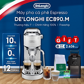 Mua Máy pha cà phê espresso DeLonghi Dedica Duo EC890.WI - Hàng Chính Hãng
