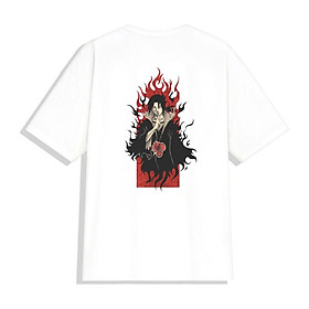 Áo Naruto, Unisex Tay Lỡ Form Rộng Uchiha Itachi, Áo Anime Giá Rẻ Nhất